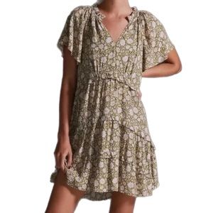 by Anthropologie Robin Tiered Mini Dress